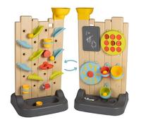 Smoby – Mur d'activités Activity Wall 840300 – Circuit de balles et d'eau, 29 accessoires inclus