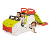 SMOBY - Adventure Car - Multi-activités - Voiture avec poste de conduite, toboggan et bac à sable