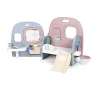 Smoby - Baby Care - Crèche - pour Poupons Jusqu'à 42 cms - Nombreux Accessoires - Fonctions de Jeux - Matière Recyclée - A Partir de 3 Ans - Fabrication Française