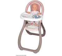 SMOBY - Baby Nurse Chaise haute pour poupon jusqu'a 42cm (non inclus) - Fabriqué en France