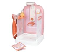 Smoby - Baby Nurse - Douche - pour Poupons Jusqu'à 40 cms - Pommeau de Douche Fonctionnel - Nombreux Accessoires - Matière Recyclée - A Partir de 3 Ans