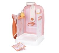 Smoby - Baby Nurse - Douche - pour Poupons Jusqu'à 40 cms - Pommeau de Douche Fonctionnel - Nombreux Accessoires - Matière Recyclée - A Partir de 3 Ans