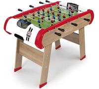 Smoby - Babyfoot Powerplay 4 en 1 - Babyfoot, billard, palet et ping pong - 120x90x86 - Des 8ans
