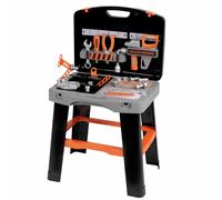 Smoby - Black+Decker - Etabli Bricolo Smart - Jouet Bricolage Enfant - 33 Accessoires et Outils - Scie, Marteau, Tournevis et Autres - A Partir de 3 Ans - Fabrication Française