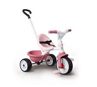 Smoby Be Fun 7600740332 Tricycle pour Enfant à partir de 15 Mois avec contrôle Parental réglable et Amovible Rose
