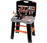 Smoby - Black And Decker -Etabli Bricolo Smart - Jeu D'Imitation - Mallette Qui Se Transforme En Établi - 33 Accessoires Inclus - Fa G