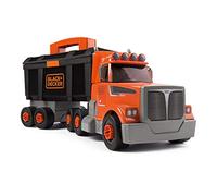 Smoby - Black+Decker - Camion Bricolo 2 en 1 - Jouet Bricolage Enfant - Transportable - 60 Accessoires - 360175