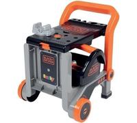 Smoby - Black+Decker - Diable + Boite 3 en 1 - 19 accessoires - Fabriqué en France