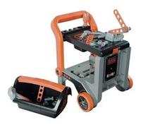 SMOBY - Black+Decker - Diable Bricolo - Jouet d'Imitation - Facile a Tranporter - 18 Accessoires Inclus - A Partir de 3 ans