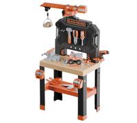 Smoby - Black+Decker - Etabli Bricolo Builder - 87 Accessoires - Matière Recyclée - A Partir de 3 Ans - Fabrication Française