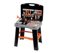Smoby - Black and Decker -Etabli Bricolo Smart - Jeu d'imitation - Mallette qui se transforme en établi - 33 accessoires inclus - Fa