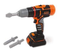 Smoby - Black+Decker - Perceuse Visseuse Electronique - Jouet Bricolage Enfant - 2 Vitesses - Piles Incluses - 360197