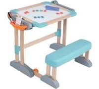 Smoby - Bureau Modulo Space - Transformable En Tableau Double Face - 80 Accessoires Inclus - Des 3 Ans - 420304
