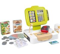 Smoby - Caisse enregistreuse - 30 accessoires inclus - Calculatrice et Scanner avec son et lumiere - Fabriqué en France - Dés 3ans
