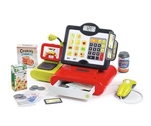 Smoby - Caisse Enregistreuse Electronique - Accessoires Inclus - Effets Sonores et Lumineux - 350102