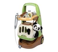 Chariot de soins aux animaux avec accessoires
