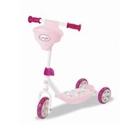 Smoby Trottinette Corolle 3 roues - Guidon réglable - Siège poupée - Antidérapant - Dès 3 ans