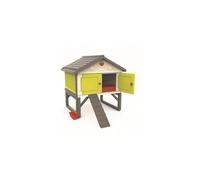 Smoby - Cot Cot Cottage - Poulailler Plastique - Capacité 5 Poules - Nettoyage Facile - Traitement Anti-UV - Fabriqué en France