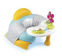 Smoby - Cotoons Cosy Seat - Siège Gonflable + Tablette d'Eveil - Fauteuil pour Bébé dès 6 Mois - Housse Tissu - 110232