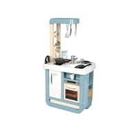 Smoby - Cuisine Bon Appétit - Design Contemporain - Stable et Solide - Plaque de Cuisson avec Effets Sonores, Evier, Four, Frigo, Machine à Expresso et Autres - 23 Accessoires - A Partir de 3 Ans
