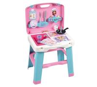 Smoby - Cuisine Gabby et la Maison Magique - Mallette qui se transforme en cuisine - 16 accessoires - Fabriqué en France