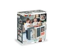 SMOBY - Cuisine Ilot - Design Moderne - Surface de jeu 360° - Fonctions Traditionnelles - 23 Accessoires - dès 3 ans