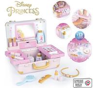 Smoby - Disney Princesse - Valise beauté facile a transporter - 13 accessoires inclus : coiffure, onglerie, maquillage - Fabricatio