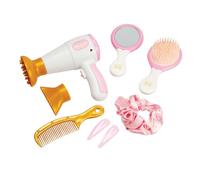 Smoby Set de coiffure Disney Princesses – 9 accessoires, fonctions lumineuses et sonores – Dès 3 ans