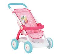 Smoby - Disney Princesses - Poussette - pour Poupons et Poupées - Arceau de Maintien + Panier de Rangement - 254002