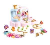 Smoby - Disney Princesses - Studio Bijoux Fleurs - Kit Créatif Enfant - Création de Fleurs et Bijoux - Nombreux Accessoires Inclus - Dès 3 Ans - Fabriqué en France