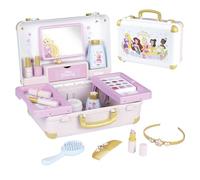 Smoby Valise beauté Disney Princesses – Coiffure, onglerie, maquillage factice – 13 accessoires