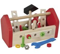 Smoby Eichhorn - Boite à Outils - Jeu de Construction Bois - 30 Accessoires - Dès 3 Ans - Bois de Hêtre Labellisé FSC - 100028103
