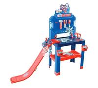 Smoby Établi Spidey Bricolo – 90 accessoires, voiture à assembler – Dès 3 ans