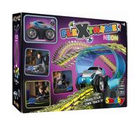 Smoby - FleXtreme Neon - Luminous Car Circuit - 2.60m of Translucent Tracks - El
