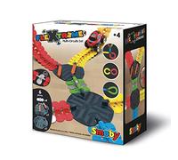 Smoby - FleXtreme - Set Multi-Circuits - Aiguillage + Croisement de Pistes + 4 Pièces Reverse - A Partir de 4 Ans