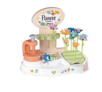 Smoby - Flower Market - Activité Manuelle - Création de Fleurs - 104 Accessoires - Livret Inclus - A Partir de 3 Ans - Fabrication Française