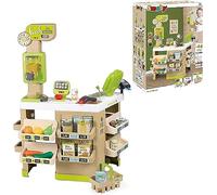 Smoby - Fresh Market - Marchande pour Enfant - Supermarché Bio - Panier Inclus - Vrai Distributeur De Nourriture en Vrac - 43 Accessoires - A Partir de 3 Ans - Fabrication Française