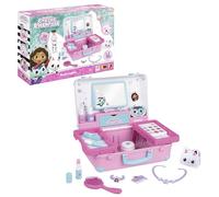 Smoby - Gabby et la Maison Magique - Valise Beauté - Coiffure + Onglerie + Maquillage Factice - 15 Accessoires - A Partir de 3 Ans - Fabrication Française