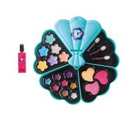 Smoby - Glam Make-Up Palette - Palette de Maquillage Enfant Rotative - 6 Fards 8 Gloss 3 Blush Vernis et Miroir - Dès 6 ans