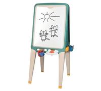 SMOBY - Grand Tableau - Faces Craie et Magnétique - Bacs Amovibles - 13 Accessoires - Matière Recyclée - Fabrication Française