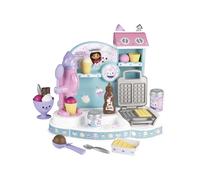 Smoby Marchande de glaces Gabby et la Maison Magique – 20 accessoires – Fabriqué en France