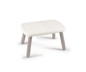 Smoby - Kid Table - Mobilier pour Enfant - Dès 18 Mois - Intérieur et Extérieur - Blanc - 880405