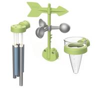 Smoby – Kit météo – Carillon, girouette, anémomètre et pluviomètre – Fabrication française