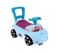 Smoby - La Reine des Neiges - Porteur Auto - Fonction Trotteur - Volant Directionnel - pour Enfant Dès 10 Mois - Coffre à Jouets - 720533 Bleu