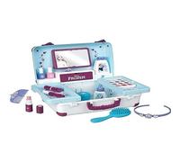 Smoby - La Reine des Neiges - Valise Beauté - Coiffure + Onglerie + Maquillage Factice - 13 Accessoires - A Partir de 3 Ans - Fabrication Française