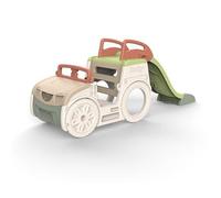 Smoby Life - Adventure Car - Voiture Mutli-Activités - 3 activités - Poste de Conduite, Toboggan, Bac à Sable - Matière Recyclée - A Partir de 18 Mois - Fabrication Française