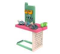 Smoby Atelier de bricolage Life - Fabriqué en France, matière recyclée, 39 accessoires, dès 2 ans
