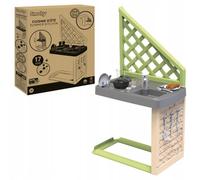 Smoby Life - Cuisine d'été - Compatible avec de nombreux châteaux de sable - Plaque de gril, évier avec robinet