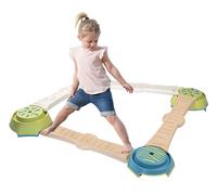 Smoby Life - Parcours Aventure - Parcours de motricité - 4 plots et 4 Planches - Jusqu'à 3,5m de Longueur - Matière Recyclée - A Partir de 2 Ans - Fabrication Française