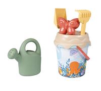 Smoby Life - Seau de Plage Garni - Arrosoir + Moule à Sable - Plastique Recyclé - Dès 18 Mois - 862173
